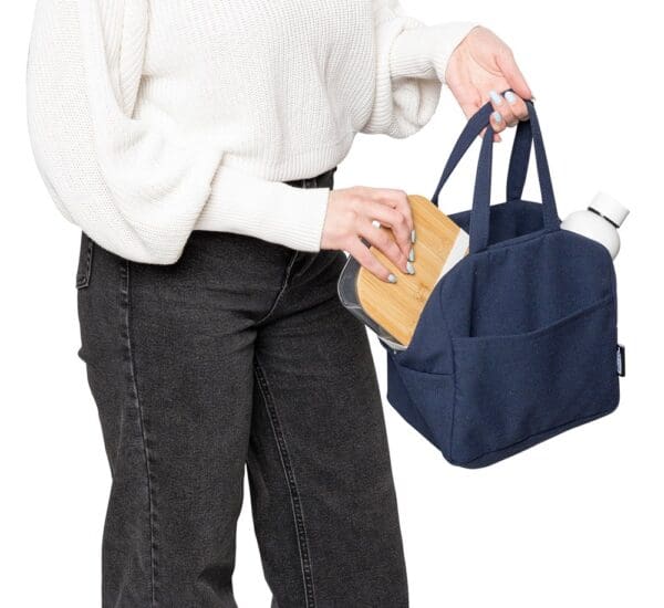 Kühltasche aus recyceltem Poly-Baumwollgewebe (330 g/m2) Elowen