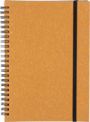Notizbuch aus recyceltem Leder A5 Egon