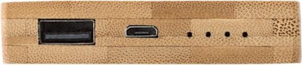 Powerbank aus Bambus Ruby