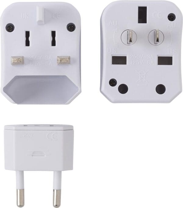 Reiseadapter aus Kunststoff Coby