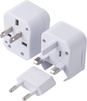 Reiseadapter aus Kunststoff Coby