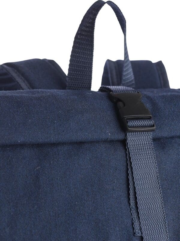 Rolltop-Rucksack Thaddeus aus recyceltem Poly-Baumwollgewebe (330 g/m2)