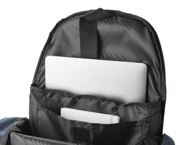 Rucksack Polyester rPET (600D) Celeste