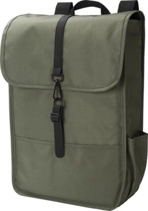Rucksack rPET Polyester (300D) mit Lasche Lyric