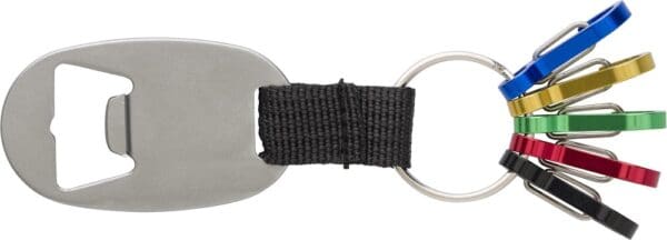 Schlüsselanhänger 2-in-1 aus Aluminium Courtney