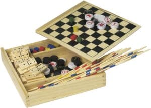 Spielset in Holzbox Cherie