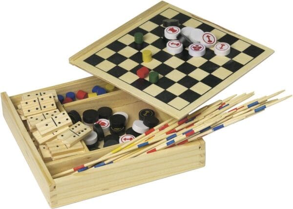 Spielset in Holzbox Cherie