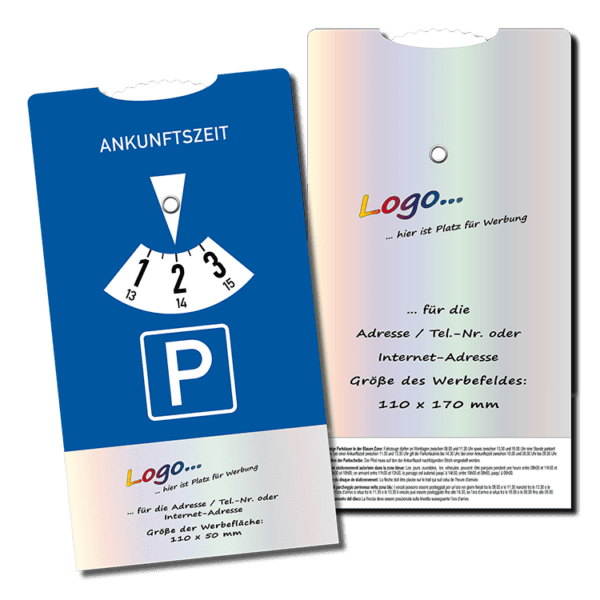 Parkscheibe (CH) verlängerte Form