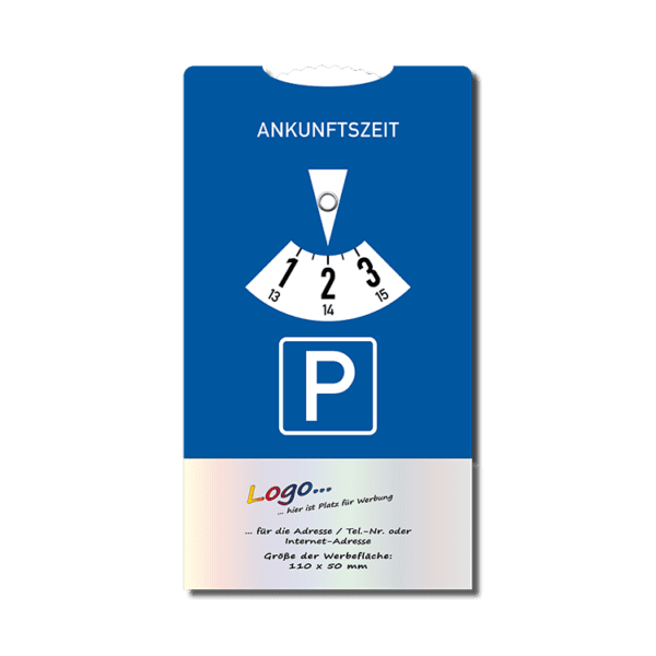 Parkscheibe (DE) verlängerte Form