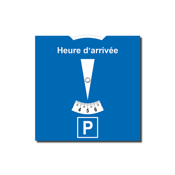 Parkscheibe französisches Format