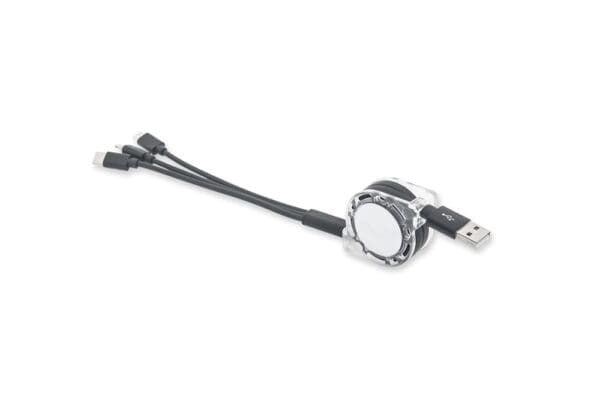 3in1 Aufrollladekabel