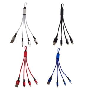 3in1 Mini Nylon Ladekabel
