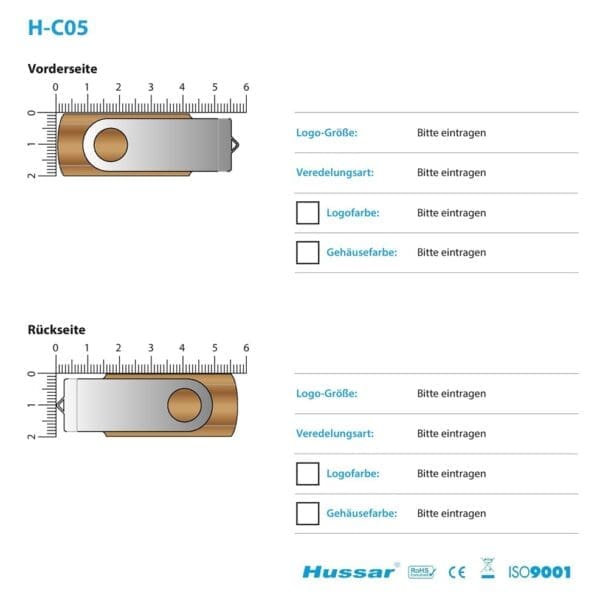 USB-Stick C05 Holz