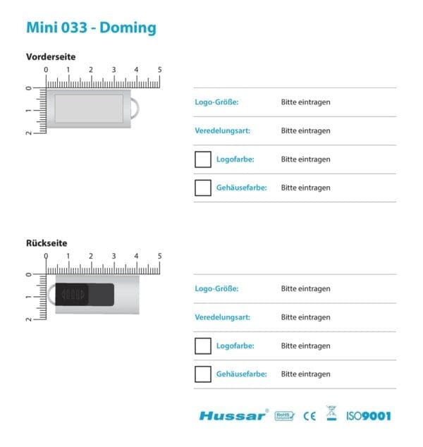 USB-Stick Mini 033 Doming
