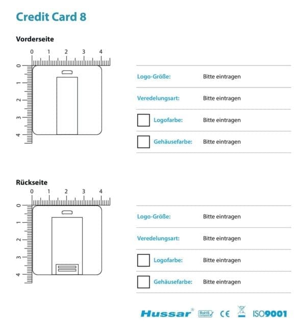 USB-Stick Mini Credit Card 8