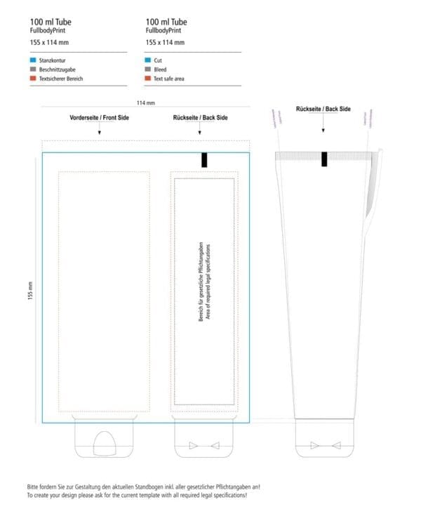 Hände-Desinfektionsgel (DIN EN 1500), 100 ml Tube