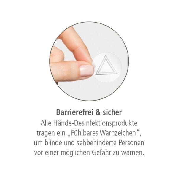 Hände-Desinfektionsspray (DIN EN 1500), 50 ml, Body Label (R-PET)
