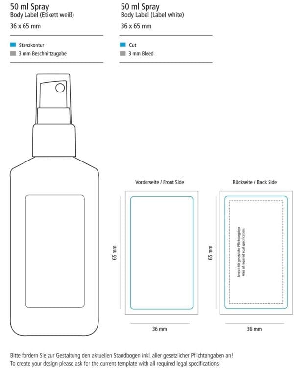 Smartphone & Arbeitsplatz-Reiniger, 50 ml, Body Label