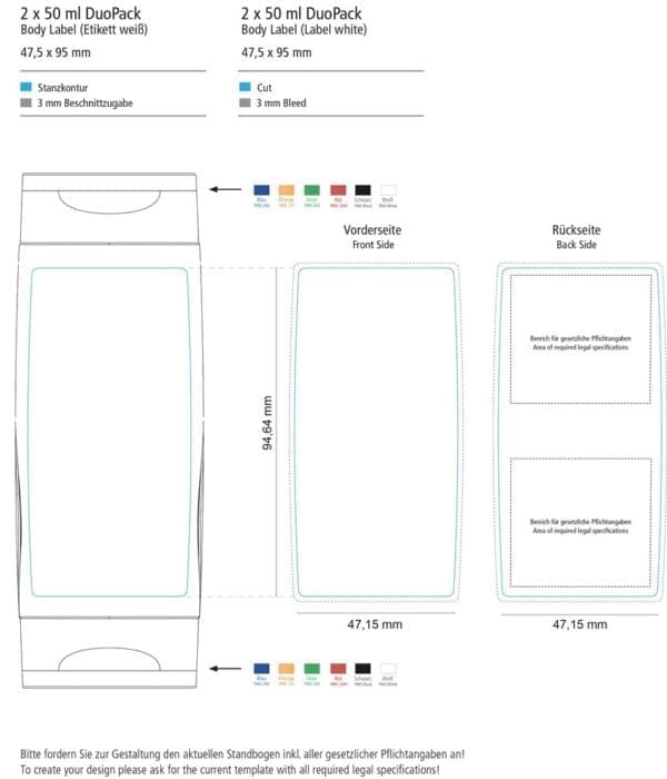 Sonnenmilch DuoPack LSF 30 (sens.) + Duschgel 2 (2 x 50 ml)