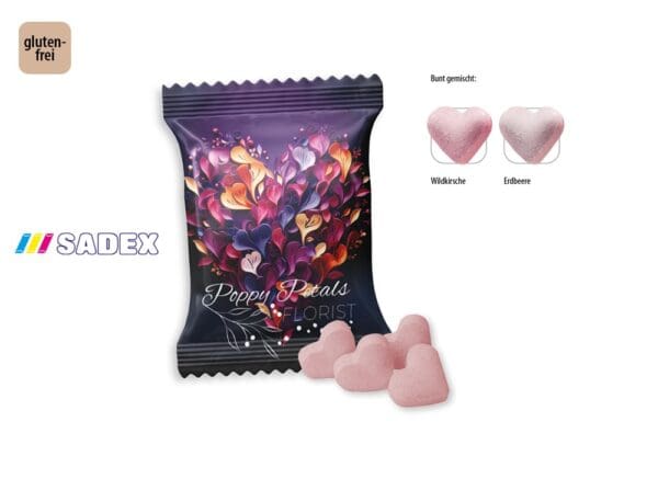 SADEX Brauseherzen Werbetüte