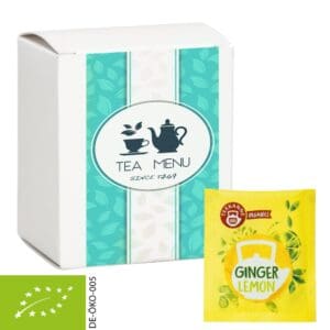 Beuteltee Bio Ginger Lemon, 10 Stück, 18g, Faltschachtel
