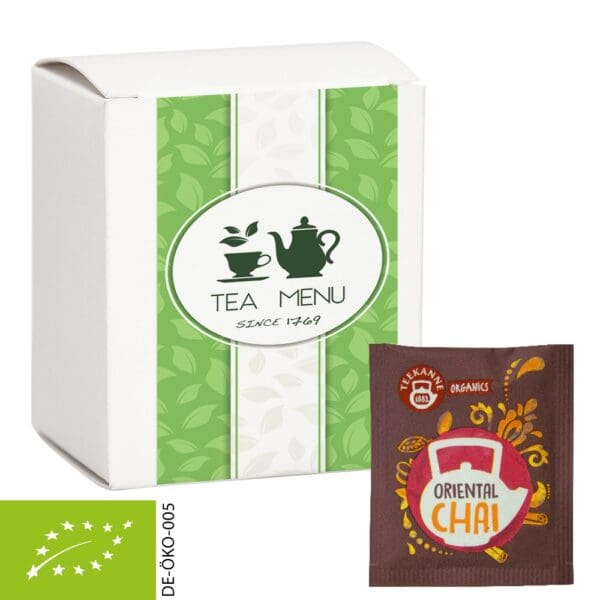 Beuteltee Bio Oriental Chai, 10 Stück, 18g, Faltschachtel
