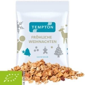 Bio Crunchy Weihnachtsmüsli Apfel-Zimt, ca. 60g, Maxi-Tüte