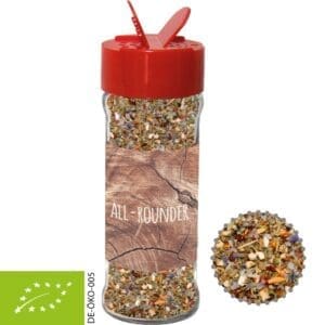 Bio Gewürzmischung Alleskönner, ca. 50g, Glas mit Streuaufsatz