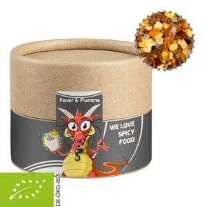 Bio Gewürzmischung Feuer und Flamme, ca. 40g, Kraftpapierdose Mini