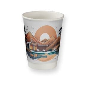 Doppelwandige Pappbecher, 200ml, , Doppelwandige Becher Midi