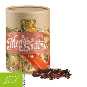 Früchtetee, Bio Weihnachts ca. 140g, Kraftpapierdose Maxi