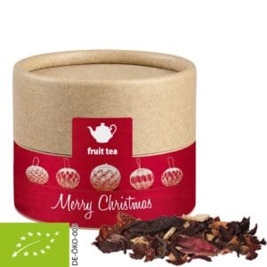 Früchtetee, Bio Weihnachts ca. 25g, Kraftpapierdose Mini