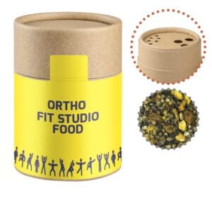 Gewürzmischung Zitronen-Pfeffer, ca. 75g, Kraftpapierstreuer Midi