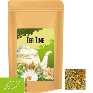 Kräutertee Bio Kräuterfantasie, ca. 20g, Standbeutel Midi