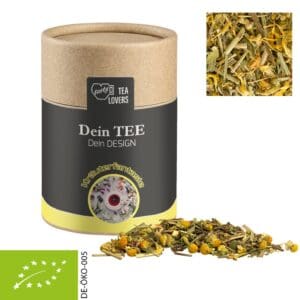 Kräutertee Bio Kräuterfantasie, ca. 25g, Kraftpapierdose Midi