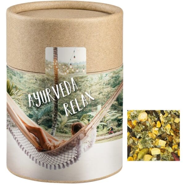 Relax-Tee, Ayurveda ca. 50g, Kraftpapierdose Midi
