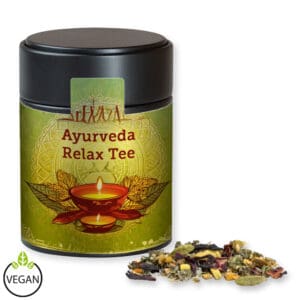 Relax-Tee, Ayurveda ca. 60g, Metalldose Midi schwarz