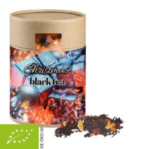 Schwarztee, Bio Weihnachts ca. 125g, Kraftpapierdose Maxi