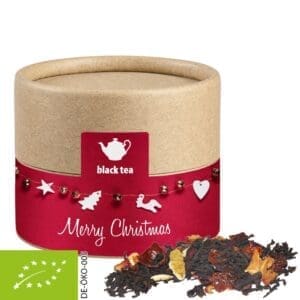 Schwarztee, Bio Weihnachts ca. 25g, Kraftpapierdose Mini
