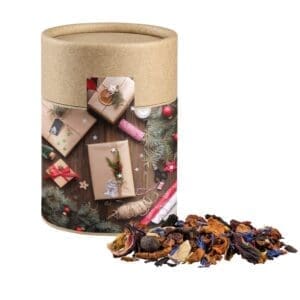 Tee, Christkindl ca. 50g, Kraftpapierdose Midi