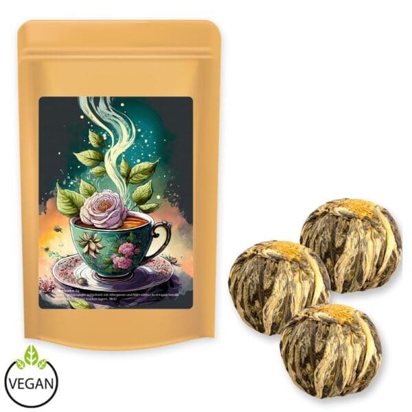 Tee Grüner China Marigold-Silvery-Stag, ca. 20g, Standbeutel Midi