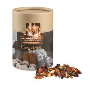 Tee, Kaminfeuer ca. 60g, Kraftpapierdose Midi