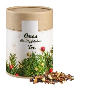 Tee, Omas Bratäpfelchen ca. 140g, Kraftpapierdose Maxi