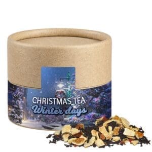 Tee, Wintertage ca. 30g, Kraftpapierdose Mini