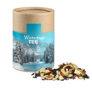 Tee, Wintertage ca. 50g, Kraftpapierdose Midi