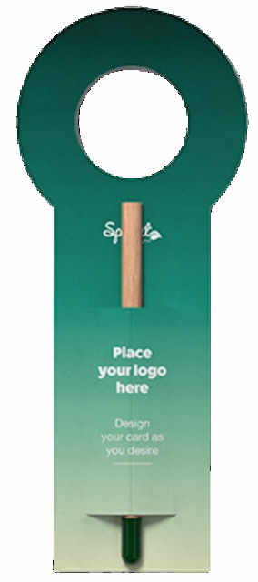 Mini-Bleistift mit Hangertag