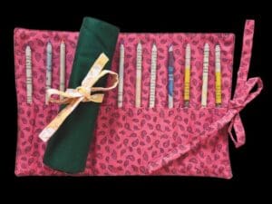 Textilrolle - außen + innen Alttextilien - inkl. Logo auf Textil + Stift