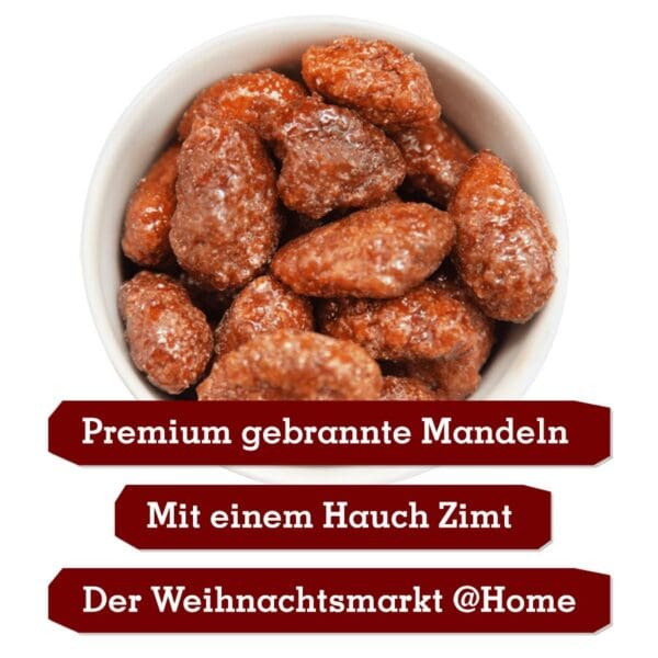 Weihnachts Edition - Gebrannte Mandeln in der Mini-Faltschachtel