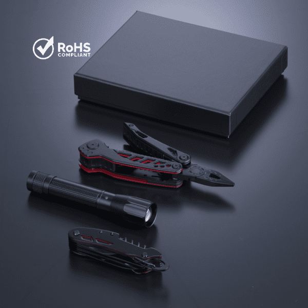 MULTITOOL, OPTIMA-SET II: TASCHENMESSER UND MITTLERE TASCHENLAMPE