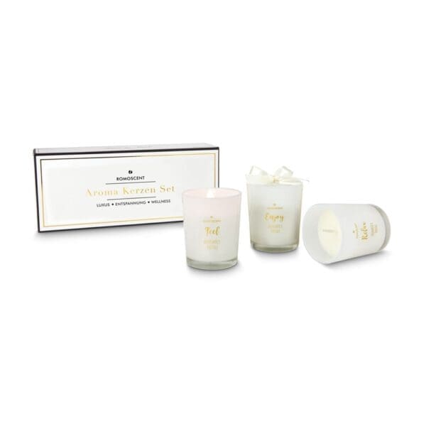 Aromakerzenset ROMOSCENT® Vanille